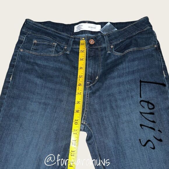 Levi’s Mid Rise Slim Jeans Size 10 Short - Picture 12 of 13